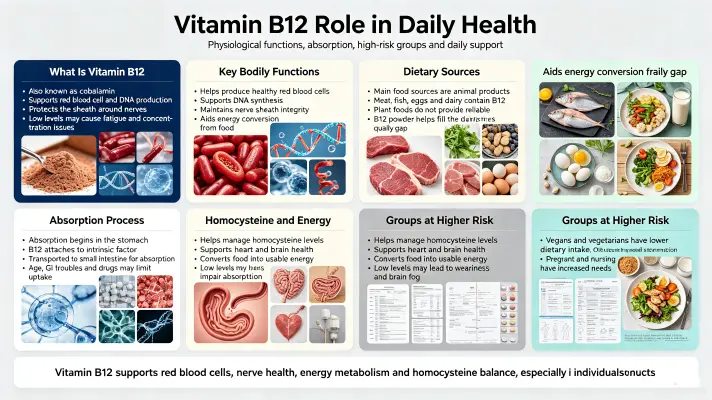 Vitamin B12 Role in Daily Health Vitamin B12 Role in Daily Health