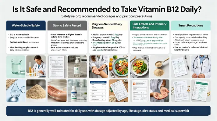 Is It Safe and Recommended to Take Vitamin B12 Daily Is It Safe and Recommended to Take Vitamin B12 Daily