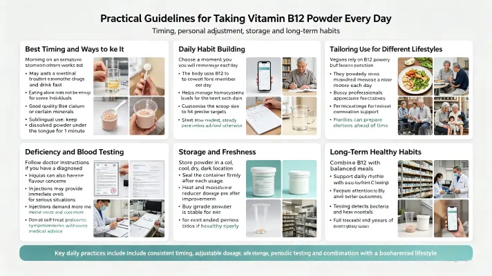 Practical Guidelines for Taking Vitamin B12 Powder Every Day Practical Guidelines for Taking Vitamin B12 Powder Every Day