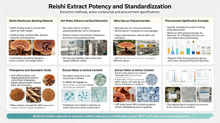Reishi Extract Potency and Standardization Reishi Extract Potency and Standardization